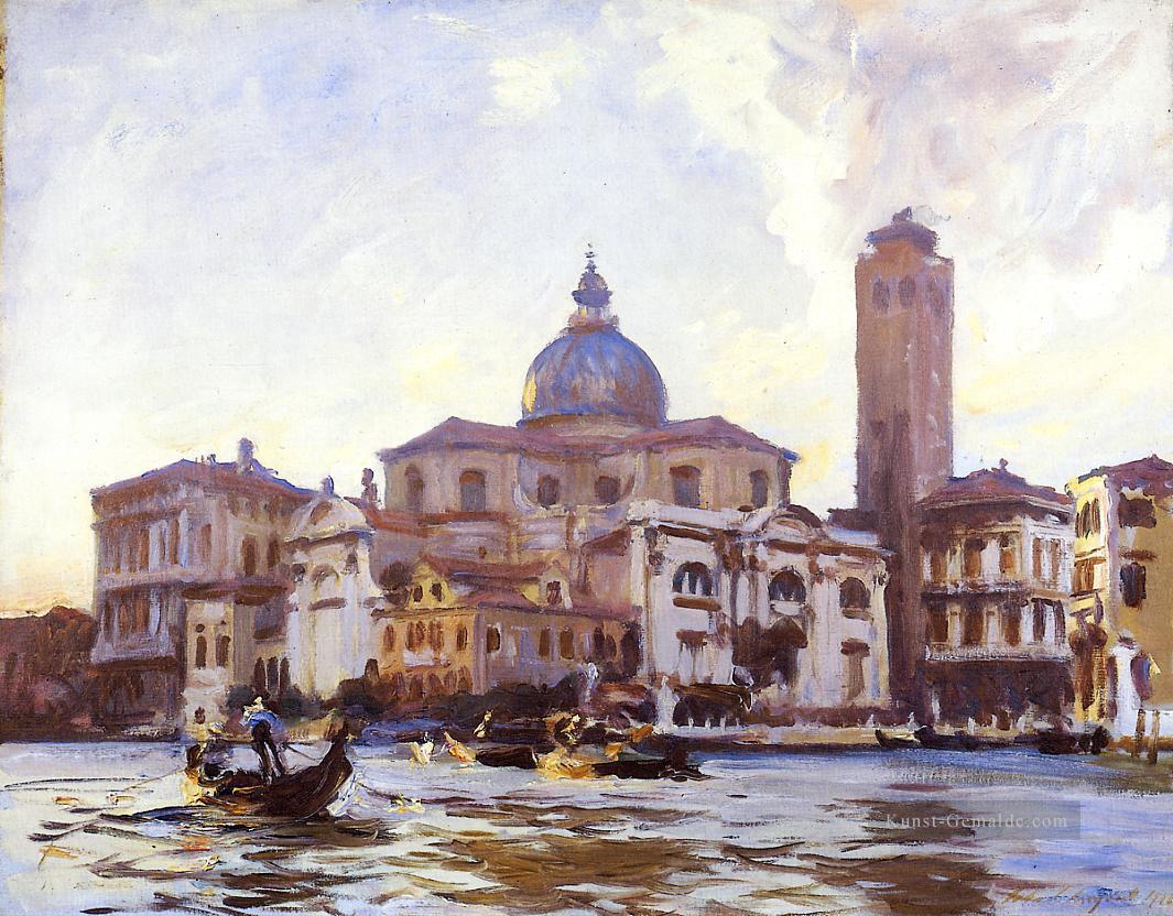 Palazzo Labia und San Geremia Venedig John Singer Sargent Ölgemälde
